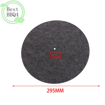 (BBQ4)1PC Slip Mat Felt Turntable Platter Mat For LP Vinyl Record Audio Replacement DIY Accessory Audiophile Thick Turntable Mat