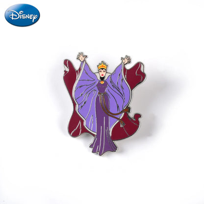 1PC Maleficent Collectible Enamel Pin Disney Officially Licensed Sleeping Beauty Villains Sorceress Maleficent Cartoon Brooches
