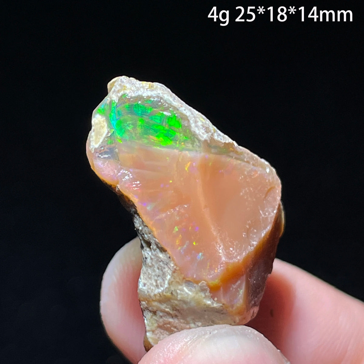 Natural Rare Colorful Ethiopia Opal (Need In Water) Gem Mineral Healing Quartz Crystals Gemstone Shooting Under Lighting