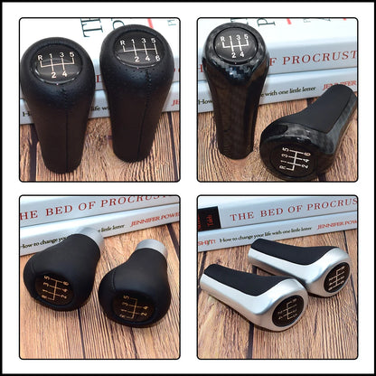 5/6 Speed Advanced Leather Gear Shift Knob For BMW 1 3 5 6 Series E30 E32 E34 E36 E39 E46 E53 E60 E61 E63 E81 E82 E90 Gear Head