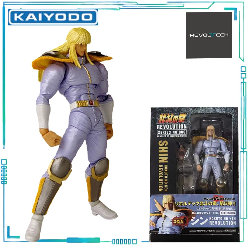 KAIYODO Genuine Revoltech Series Fist of The North Star Number 005，002,003,004,005，006， Ray ，Jyuza Movable Model Retro Toys