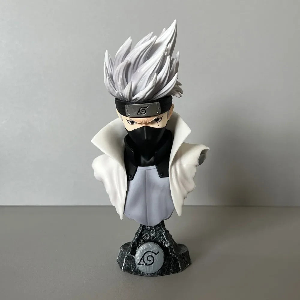 Naruto Action Figure Each Character Bust Portraits Sasuke Kakashi Itachi Model Statue Toys Desktop Ornament Decoration