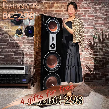 Balenald audio BC-298 floor-standing speaker hifi fever imported technology three-quarter double 10-inch low-frequency speaker