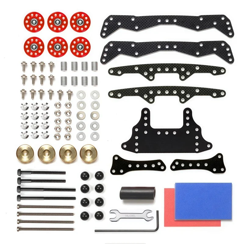 Tamiya Four-Wheel Drive Vehicle VZ Chassis Self-Made Upgrade And Modification Kit for Model Enthusiasts