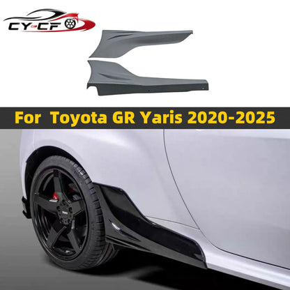 Rear Carbon Fiber for GR YARIS GXPA16 TMS Type Side Skirt Attachment (Kouki Model) Automotive Side Skirt Trim Body Kit