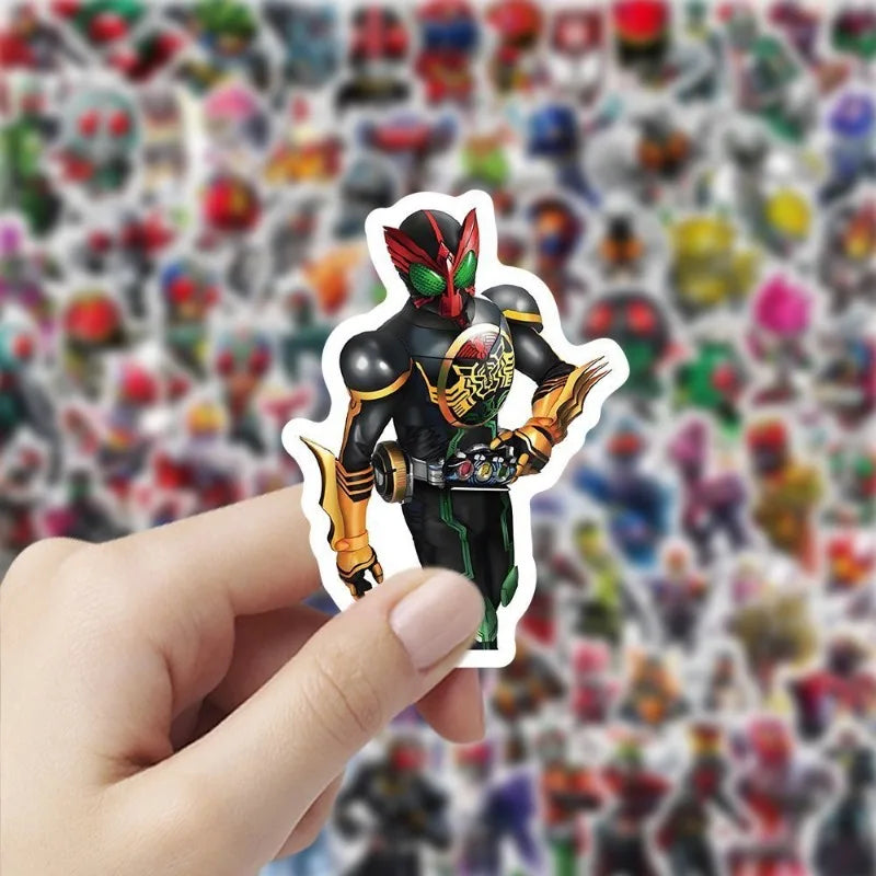 103pcs Kamen Rider stickers cool Masked Rider DIY decorations for suitcase water cup notebook desktop wall graffiti toys gifts