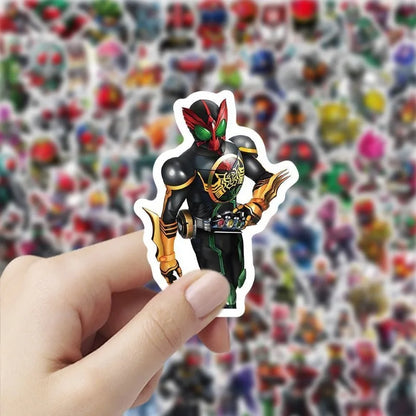 103pcs Kamen Rider stickers cool Masked Rider DIY decorations for suitcase water cup notebook desktop wall graffiti toys gifts