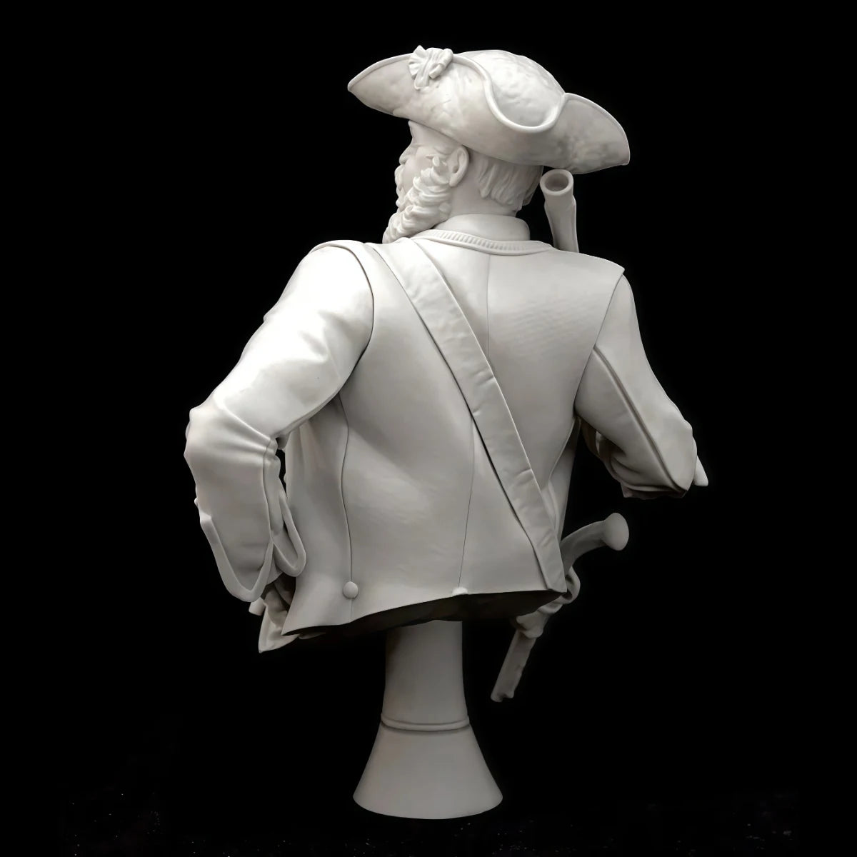 1/10 scale resin unpainted model kit, military theme, bust of Pirate Captain, unassembled and unpainted GK