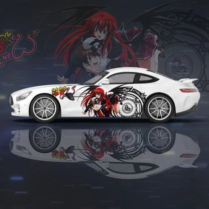 High School DxD Girl Car Wrap Protect Stickers Car Decal Creative Sticker Car Body Appearance Modification Decorative Sticker