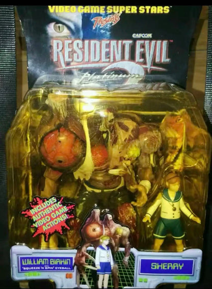 Original Toybiz Resident Evil Leon Claire Tyrant Chris Hank William Tyrant Action Figure Doll Toy for Boys Children's
