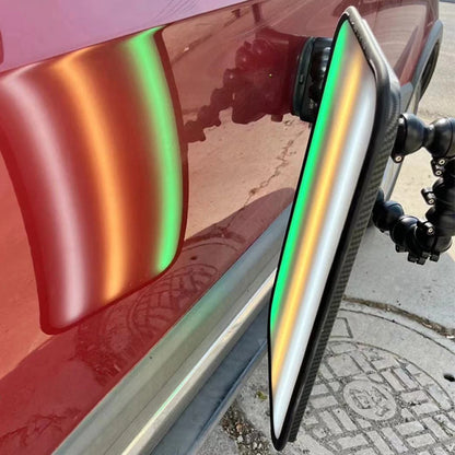 Car Dent Repair Light 9 LED Paintless Dent Removal Lamp with Suction Cup Mount（Battery Not Included）