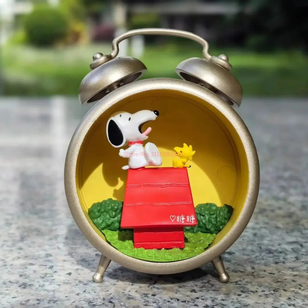 Re-Ment Snoopy Antique Diorama Collection Diorama Desktop Ornament Miniatures Models Original  Trendy Toys Gifts