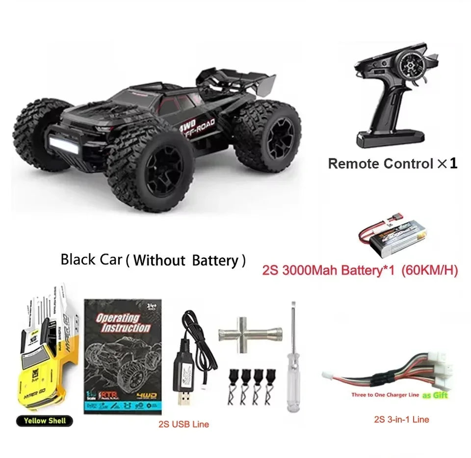 90KM/H Brushless RC Racing Car 1/14 4WD High Speed RC Racing  Toys Drift Vehicle Racing Car Remote Control Car Off-Road Truck