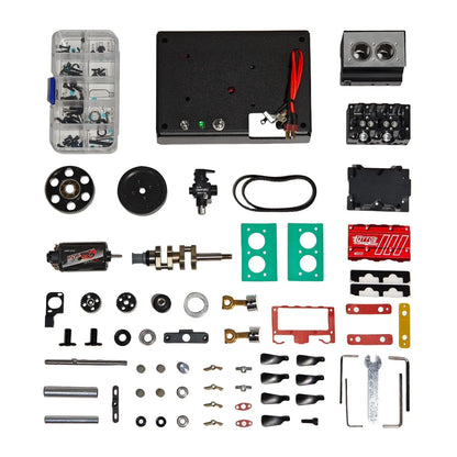 TOYAN FS L200AC Four-stroke Air-cooled Engine DIY Nitro Inline Twin-cylinder Engine Model Kit Toy