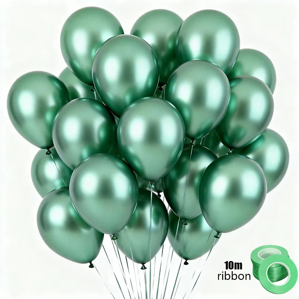 100pcs Metallic Helium Balloon 10inch 1.8g Small Balloons Chromium Purple Balloon Birthday Party Decoration Wedding Festival