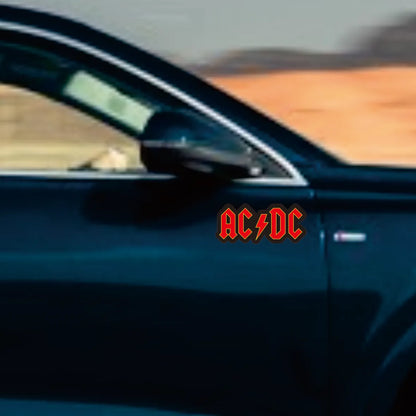Hot DC AC Music KK Vinyl Decal Interesting Car Sticker for Car Truck Window Bumper Decals Car Applique Waterproof Accessories