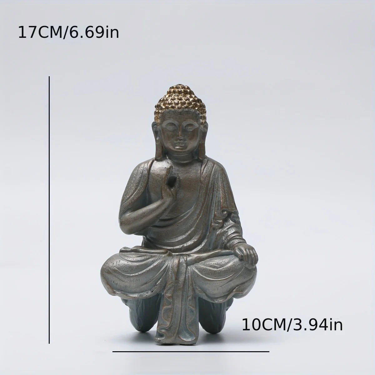 1 pcs Elegant Thai Buddha Statues & Sculptures - Enhance Home Decor with Peaceful Southeast Asian Resin Crafts; Ideal for Gifts