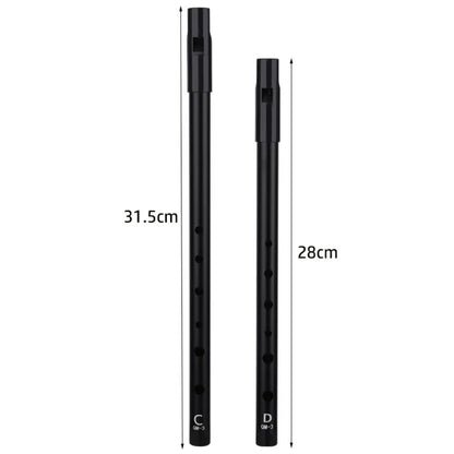 C/D Key Irish Whistle Flute Rich Tone 6 Holes Aluminum Tin Whistle Easy-to-learn Irish Tin Whistle Musical Instruments