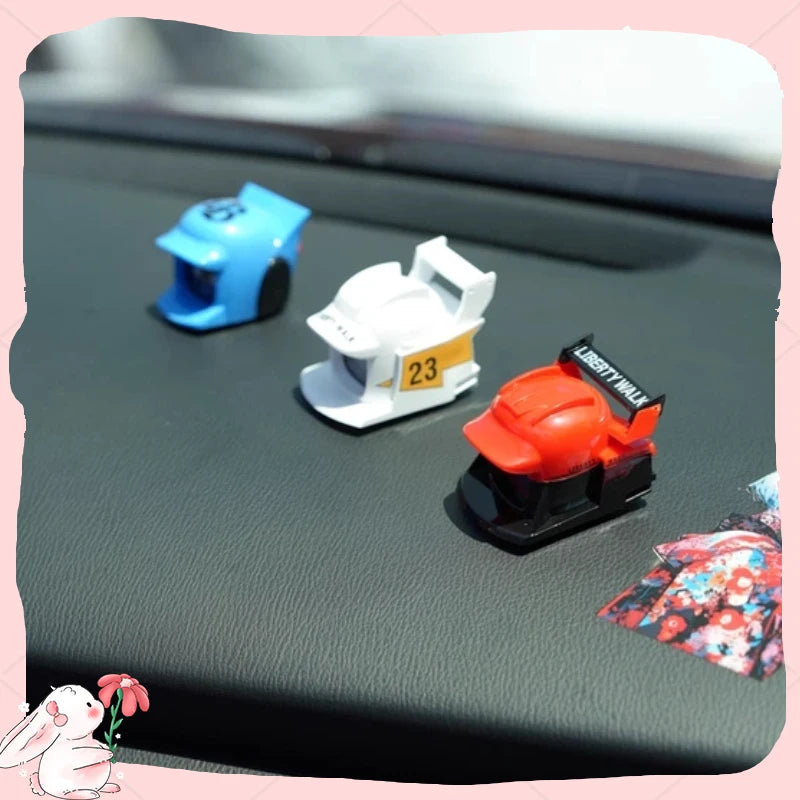 stock Dasai 3rd Gen Mochi Robot Car Mount Universal Modification Voice-Activated JDM Car Mood Parts Decoration Action Figure Toy