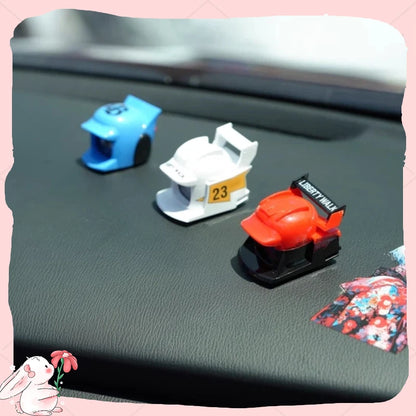 stock Dasai 3rd Gen Mochi Robot Car Mount Universal Modification Voice-Activated JDM Car Mood Parts Decoration Action Figure Toy