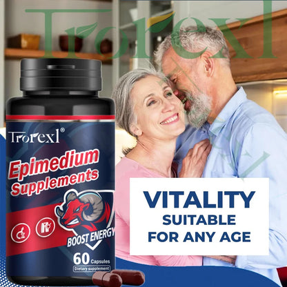 Men Tumescence Endurance and Energy Power Supplement Eleuthero Root Wolfberry Epimedium complex