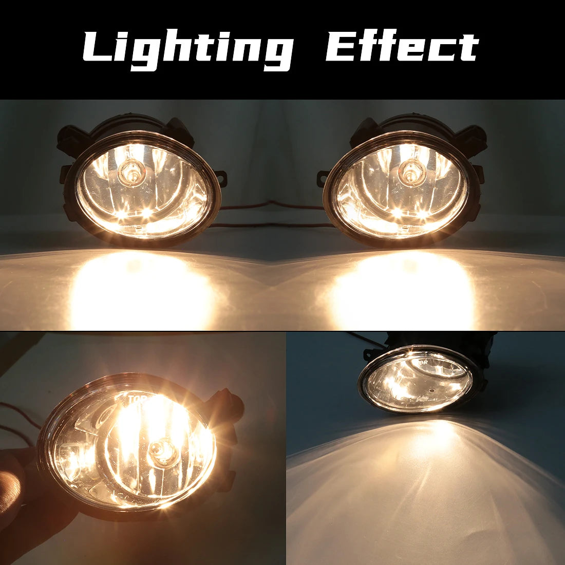 For BMW E39 M5 2001 2002 2003 E46 3 Series M3 2002 2003 2004 2005 2006 Fog Lights Headlight Front Driving Lamp Halogen LED Bulbs
