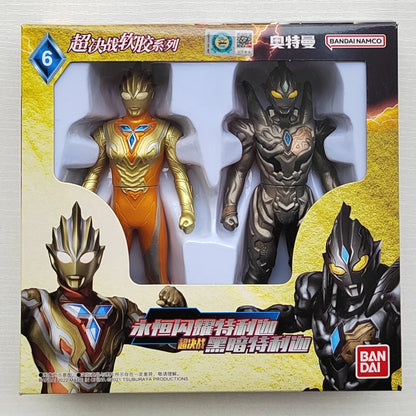 Bandai Original Ultraman TrigaTiga Galaxy Dynasel Vin Super Showdown Monster Golbadada Set Box Soft Plastic Doll Children's Gift