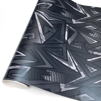 Car Adhesive Vinyl for Motorcycle Triangle Car Wrapping Film Cyberpunk Skateboards DIY Waterproof Vinyl Sticker Decals Graphics