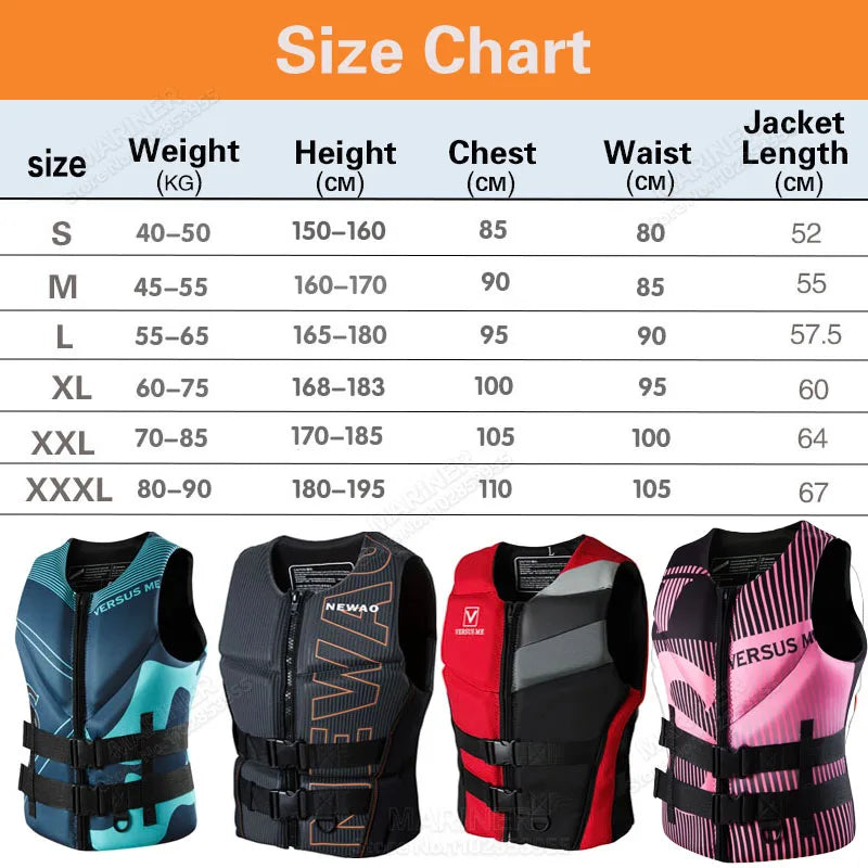 Live Jacket Wakesurf Comp Vest Neoprene Impact Vest Great for Boating Rafting Surfing Buoyancy All Other Watersports Activities