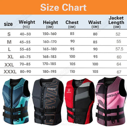 Live Jacket Wakesurf Comp Vest Neoprene Impact Vest Great for Boating Rafting Surfing Buoyancy All Other Watersports Activities