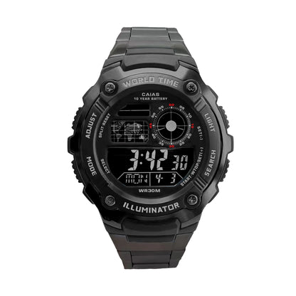 Original shock Watch unisex sports electronic watch full function LED display alloy world time oak series