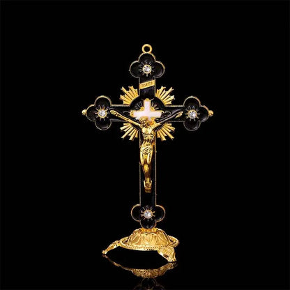 Big cross crucifix station christ catholic jesus statue large religious prayer church decoration car church decoration