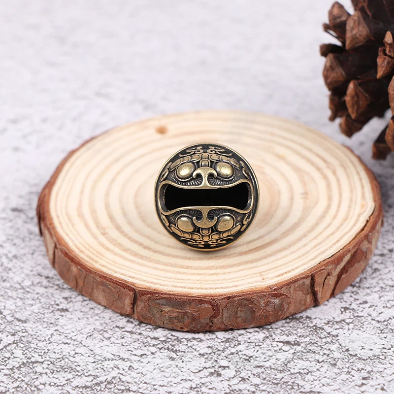 Brass Handicraft Die Casting Drop Bell Key Car Button Wind Bell Sect Bronze Bell Creative Gift Home Decoration Pendant