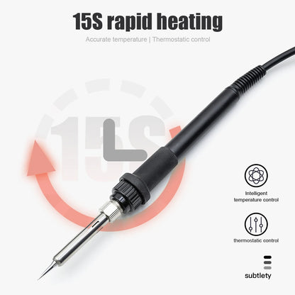 JCD 2 in 1 Digital Soldering Station Hot Air Gun Solder Iron SMD BGA Rework Desoldering Welding Repair Tools 760W 220V 110V 8586
