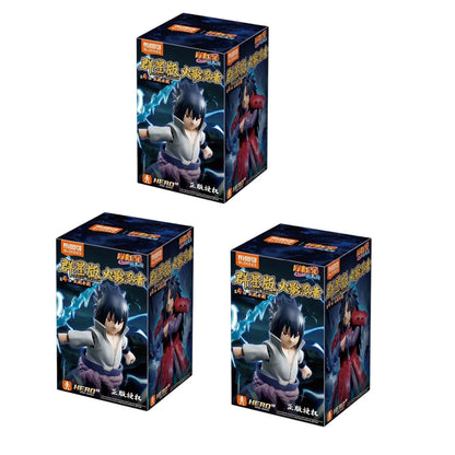 Blokees War 4th Edition Building Blocks Hatake Kakashi Uchiha Madara Uchiha Sasuke Action Figure Collectible Toy