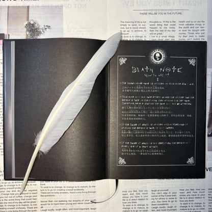 Death Note Anime Peripherals Notebook Quill Pen Cosplay Prop Party Supplies Animation Stationery Gift Creative Funny Toys