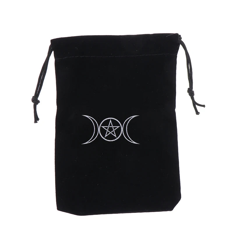 1Pc Velvet Tarots Oracle Cards Storage Bag Runes Constellation Witch Divination Accessories Jewelry Dice Drawstring Pouch