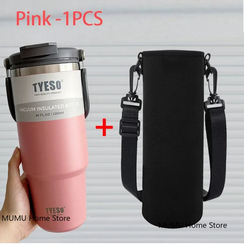 TYESO Coffee Cup Thermos Bottle Stainless Steel Vacuum Thermal Insulated Mug Cold And Hot Travel Mug Vacuum Flask Water Bottle