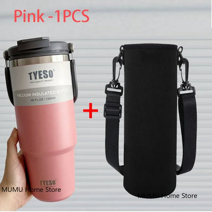 TYESO Coffee Cup Thermos Bottle Stainless Steel Vacuum Thermal Insulated Mug Cold And Hot Travel Mug Vacuum Flask Water Bottle