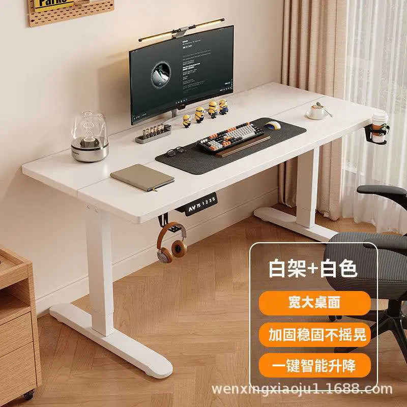 Hxl smart electric height adjustable desk - home computer desk, adjustable standing desk, workstation