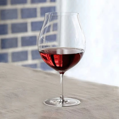430ML Japanese Kimura Tulip Goblet Ultrathin Crystal Wine Glass Handmade Ultra Thin Aperitif Sparkling Wine Glass Soda Drink Cup