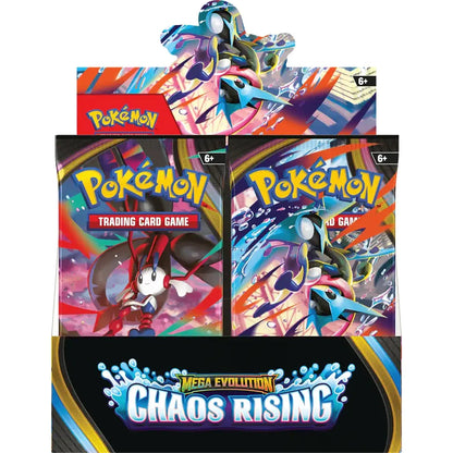 360PCS Pokémon Cards Chaos Rising Booster Box 36 Packs 360 Cards English TCG Collectible Trading Card Game Toys for Kids Gift