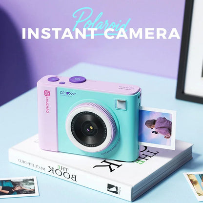 CHUZHAO D2 Hybrid Instant Camera 2.8" IPS Screen WiFi Mobile Photo Printer Retro Digital Camera Cute Birthday Gift