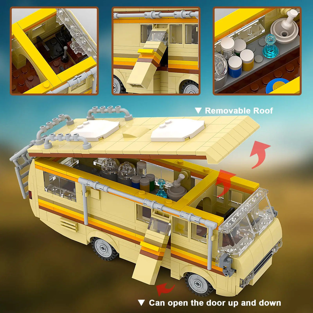 MOC Moive Series New Breaking Bad Car Building Blocks Kit Vehicle Toy For Children Kid Adult Birthday Gift Dropshipping