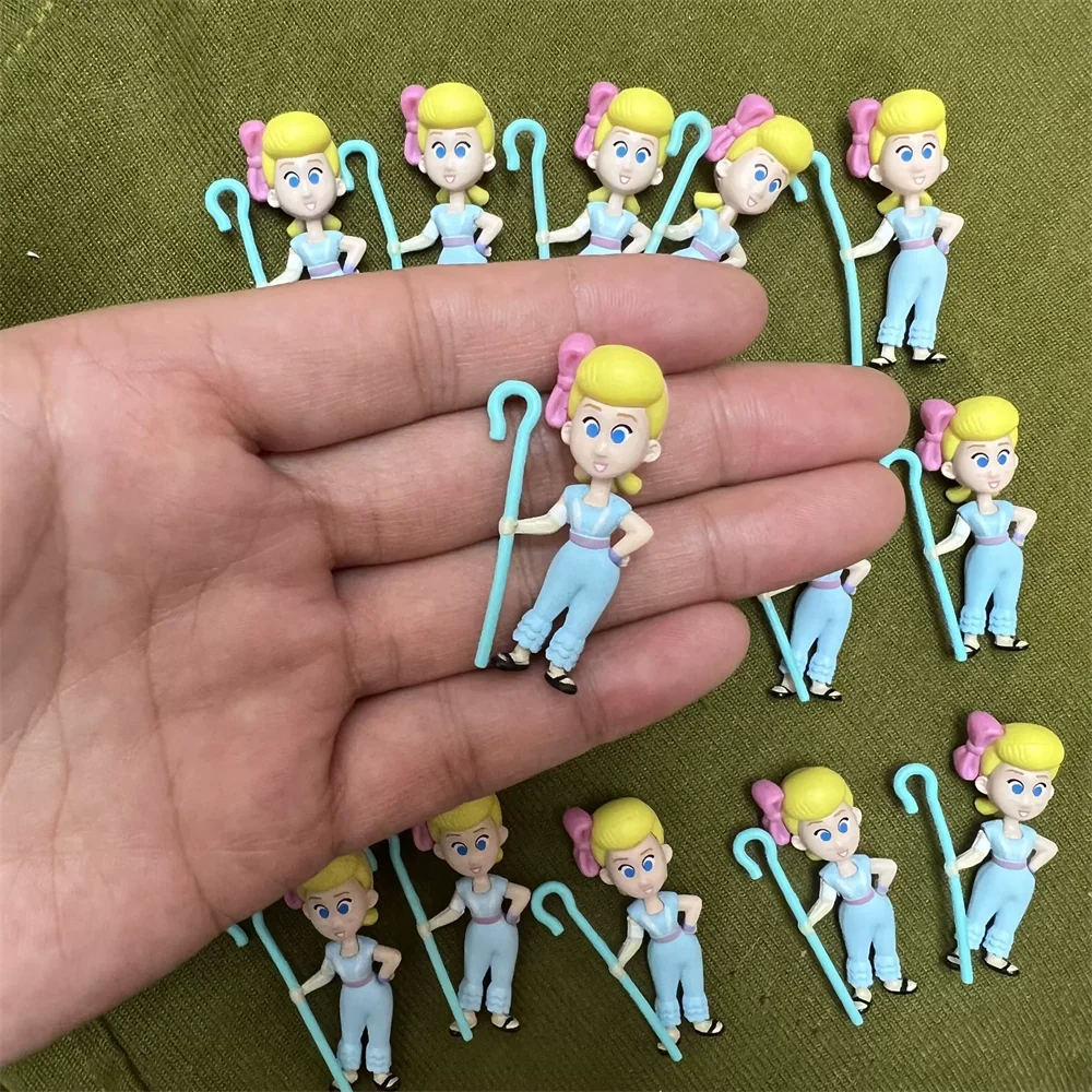Disney original 100th Mini Figureines Bottle Toy  Princess Series Villain Series Figurine Toy Model For Kids Gifts