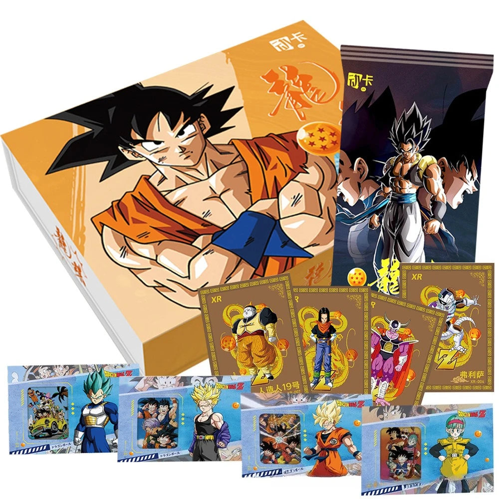 Dragon Ball Z Anime Trading Cards Booster Box, Premium XR Rare Foil Collectible Cards with Goku Vegeta & Villains, TCG for Fans