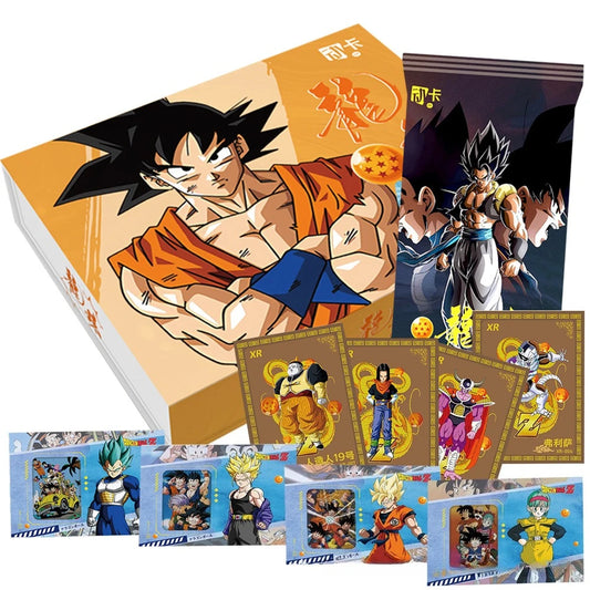 Dragon Ball Z Anime Trading Cards Booster Box, Premium XR Rare Foil Collectible Cards with Goku Vegeta & Villains, TCG for Fans