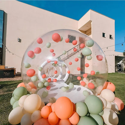Bubble House With Trampoline Nd Blower PVC Material Outdoor Inflatable Castle Bouncer For Kids Chlidren Toys Hot