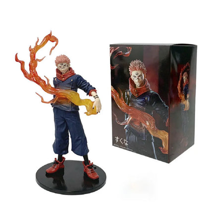 Jujutsu Kaisen Action Figures Yuji Itadori Ryomen Sukuna Mahoraga PVC Statue Collection Model Toys Anime Figurines For Fans Gift