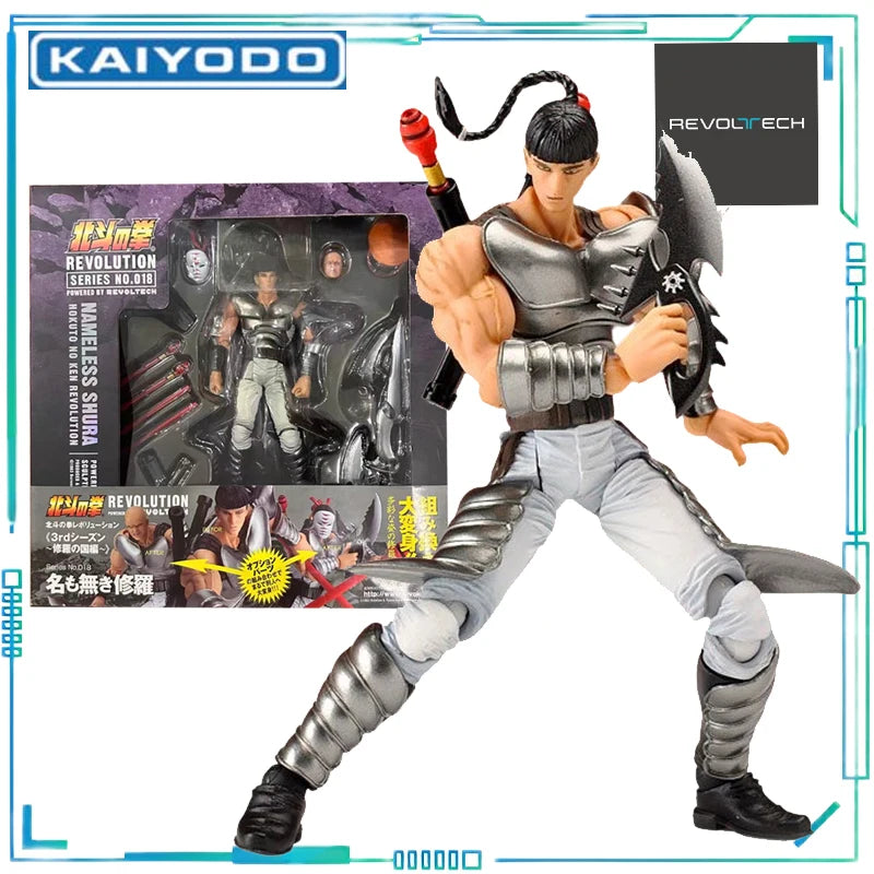 KAIYODO Genuine Revoltech Series Fist of The North Star Number 005，002,003,004,005，006， Ray ，Jyuza Movable Model Retro Toys
